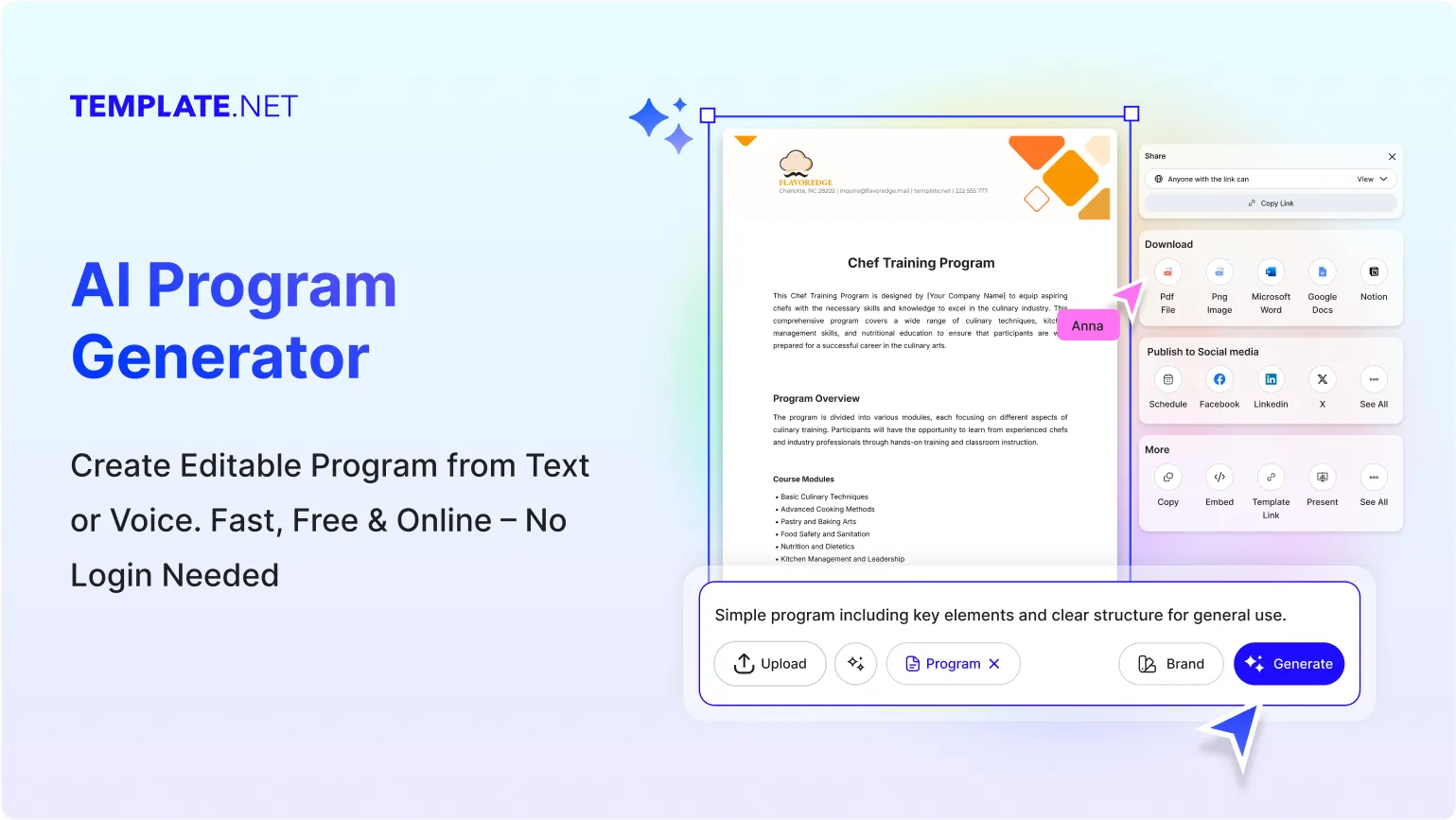 Free AI Program Generator, Free Program Maker Online