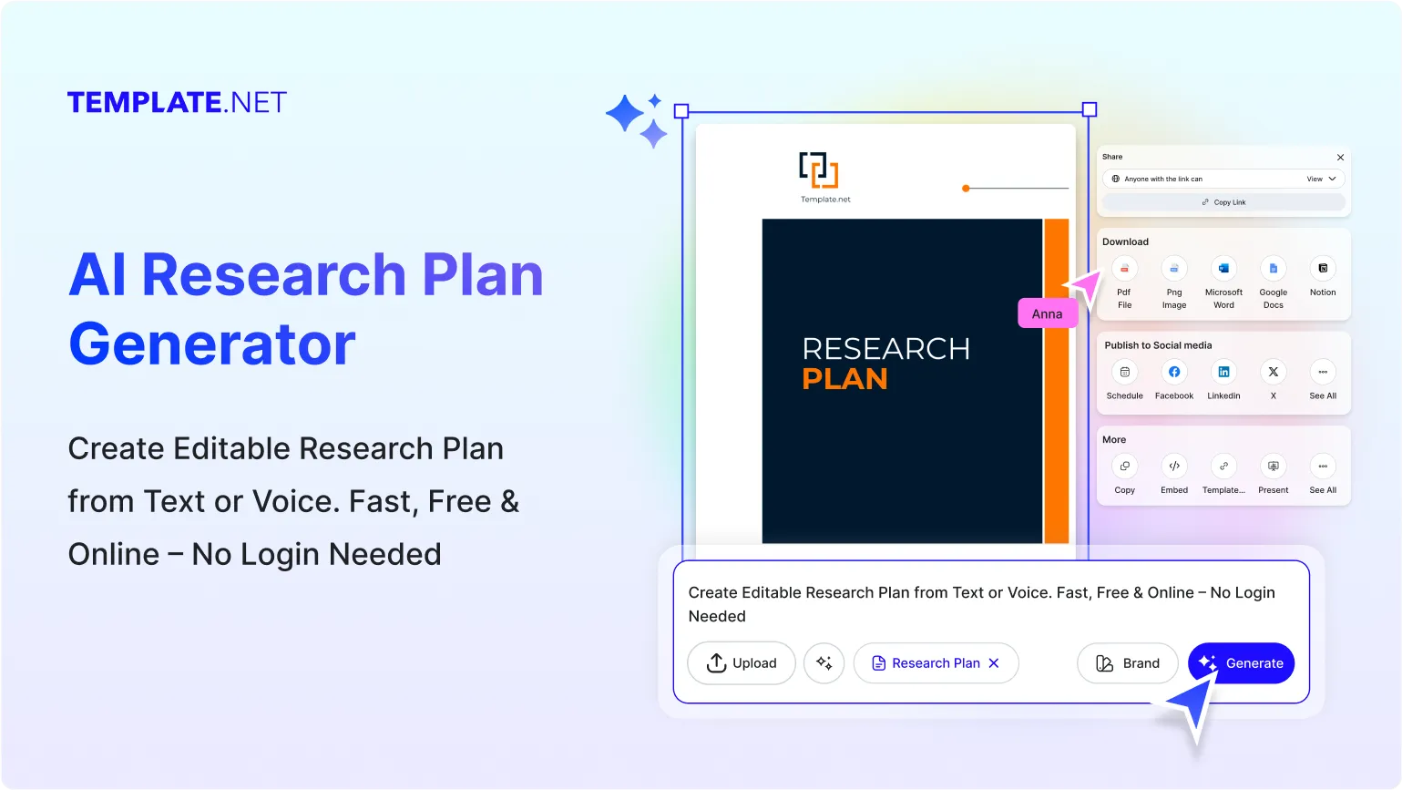 Free AI Research Plan Generator, Free Research Plan Maker Online
