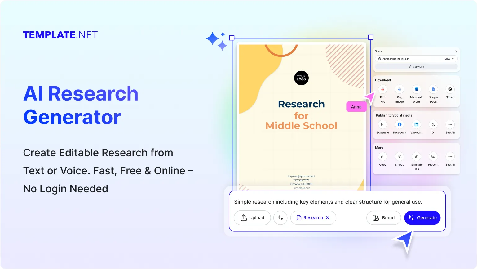 Free AI Research Generator, Free Research Maker Online