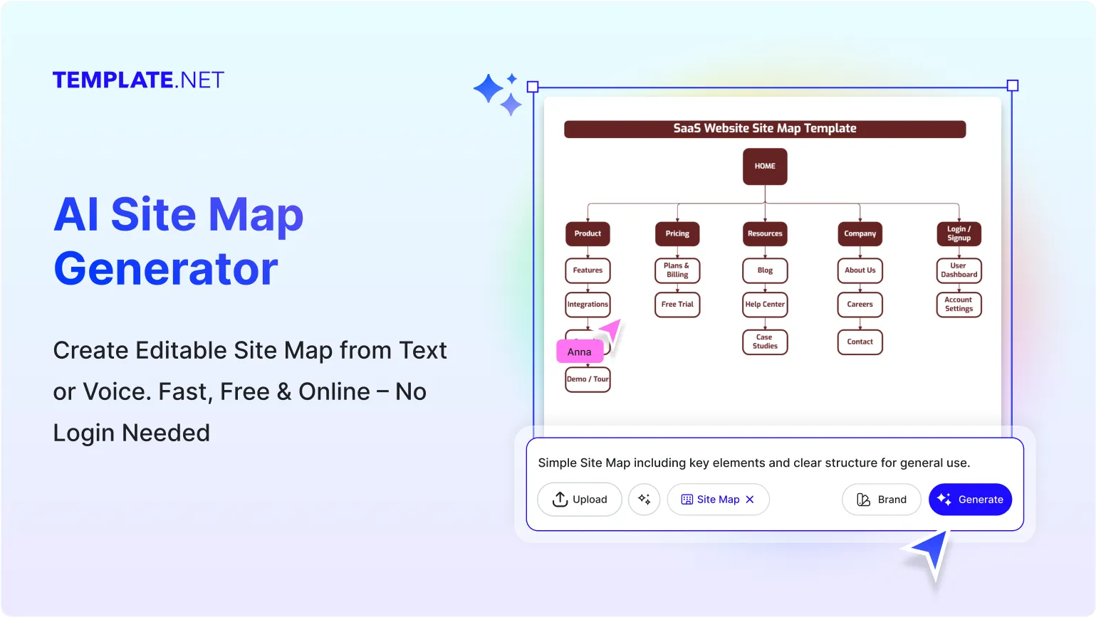 Free AI Site Map Generator, Free AI Site Map Maker Online