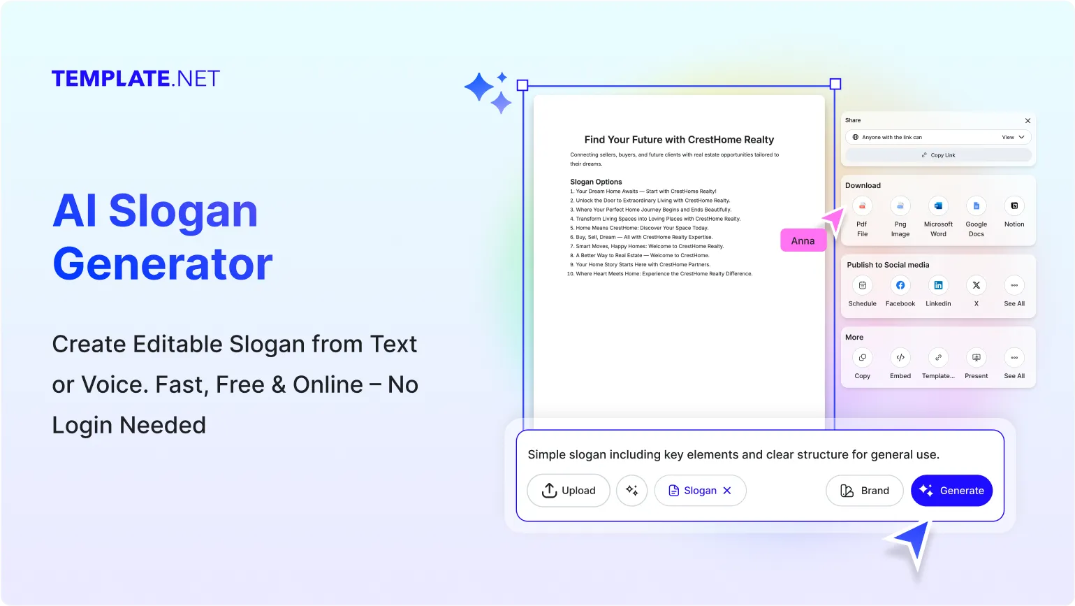 Free AI Slogan Generator, Free Slogan Maker Online