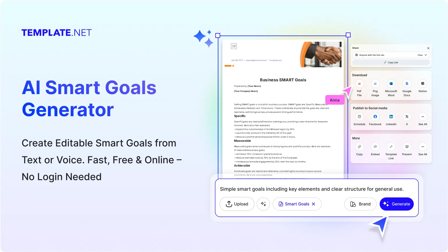 Free AI SMART Goals Generator, Free SMART Goal Maker Online