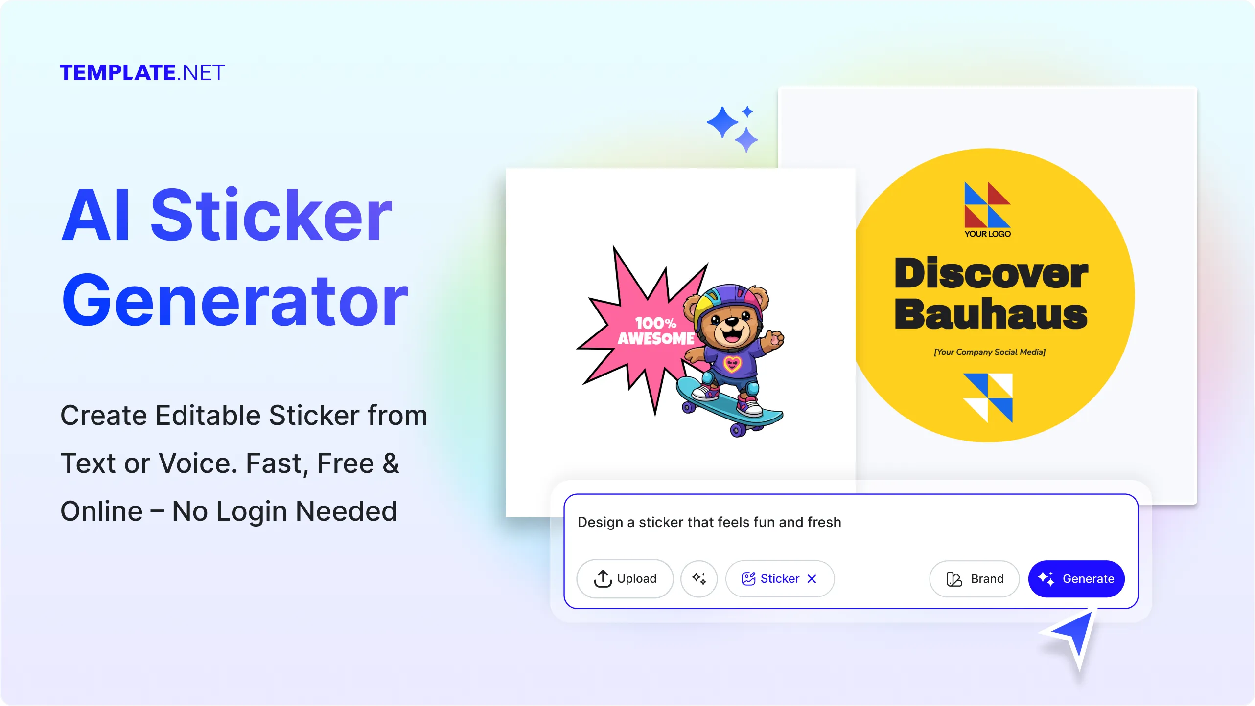 Free AI Sticker Generator, Free Sticker Maker Online