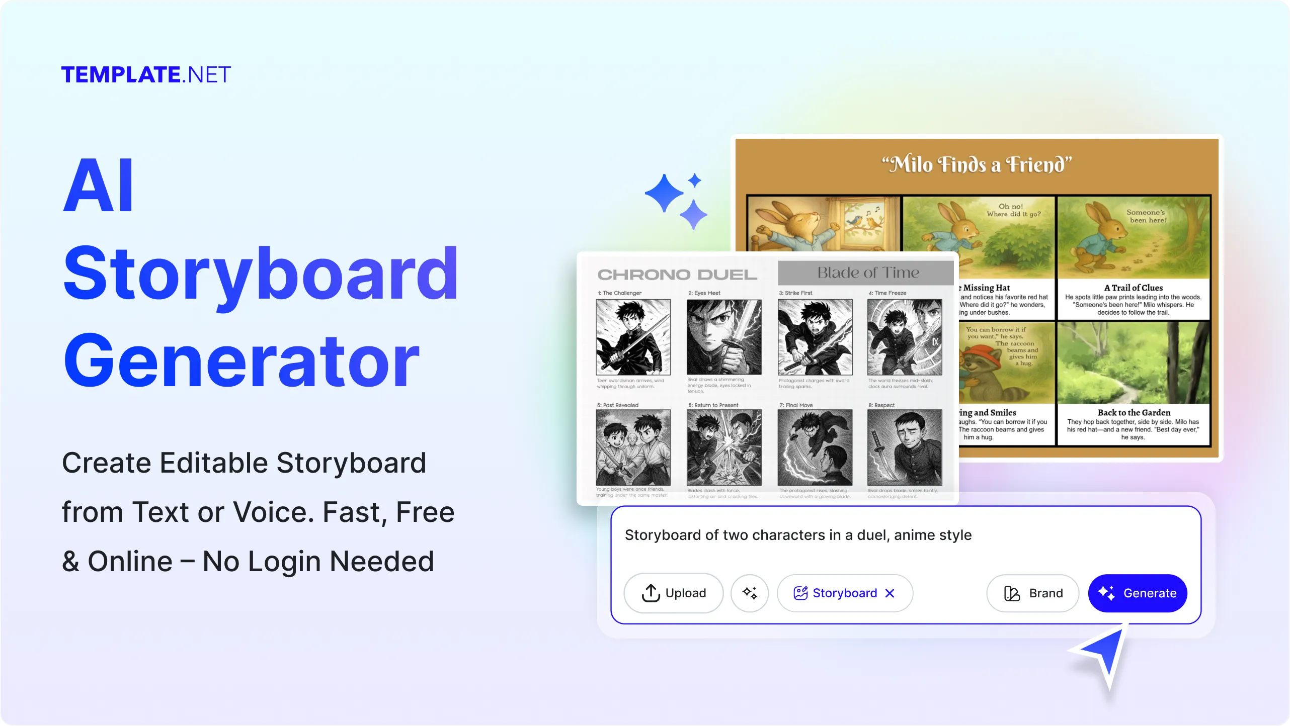 Free AI Storyboard Generator, Free AI Storyboard Maker Online