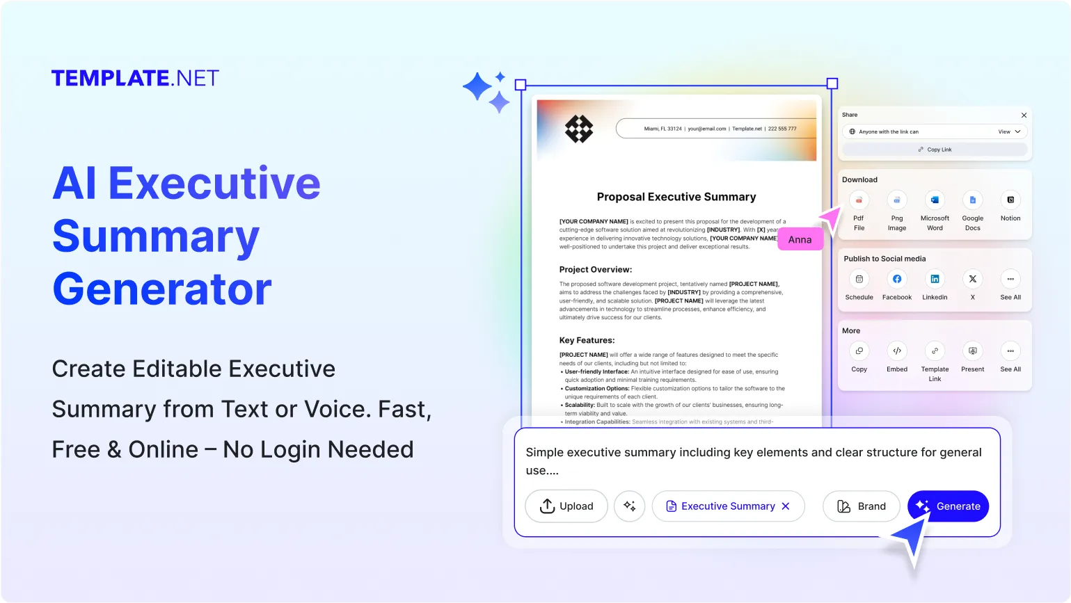 Free AI Executive Summary Generator, Free Executive Summary Maker Online