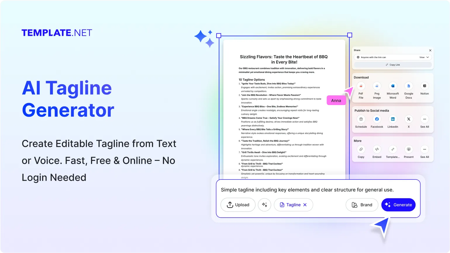 Free AI Tagline Generator, Free Tagline Maker Online