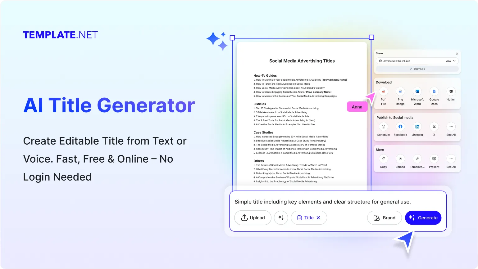 Free AI Title Generator, Free Title Maker Online