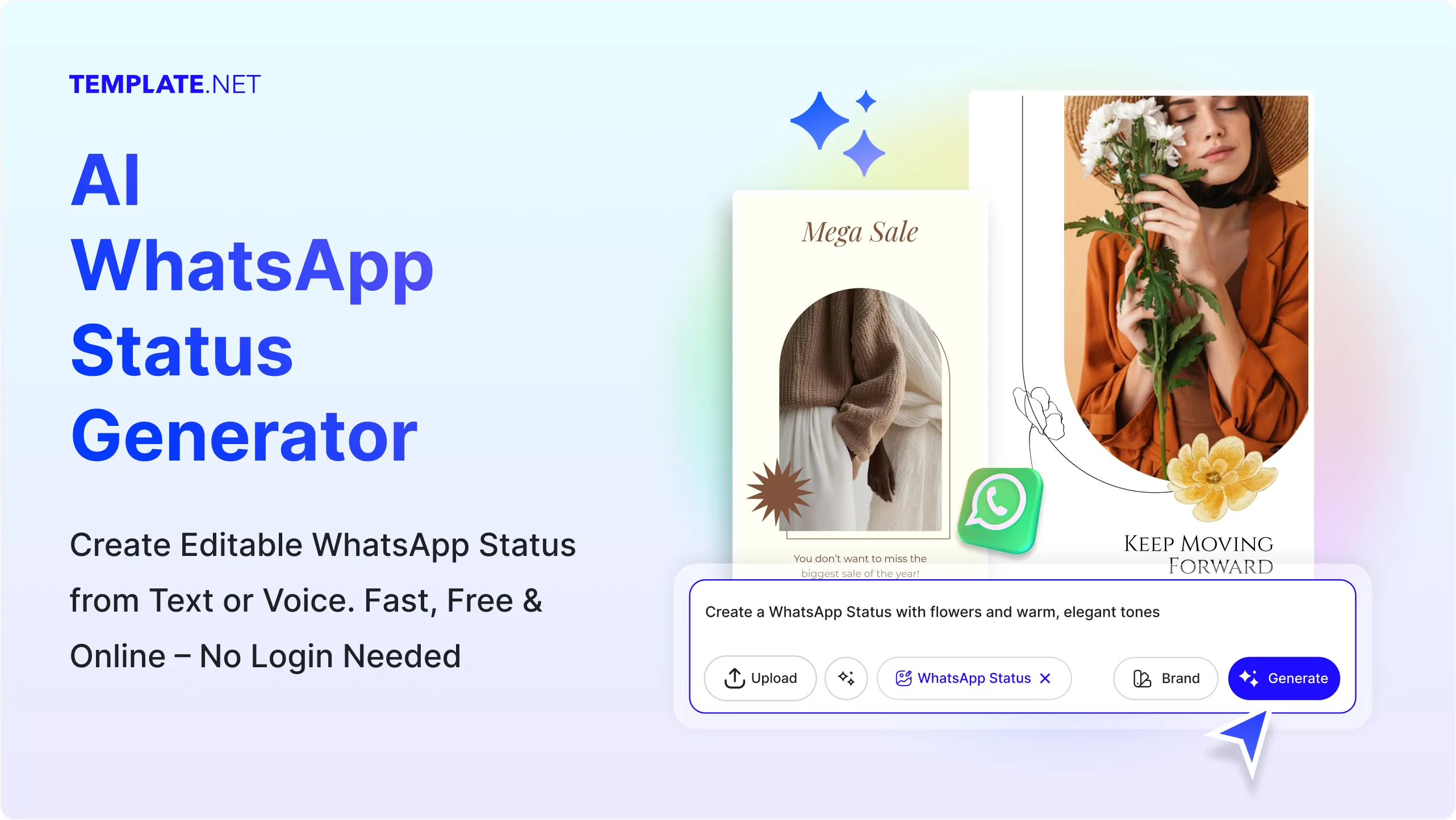 Free AI WhatsApp Status Generator, Free WhatsApp Status Maker Online