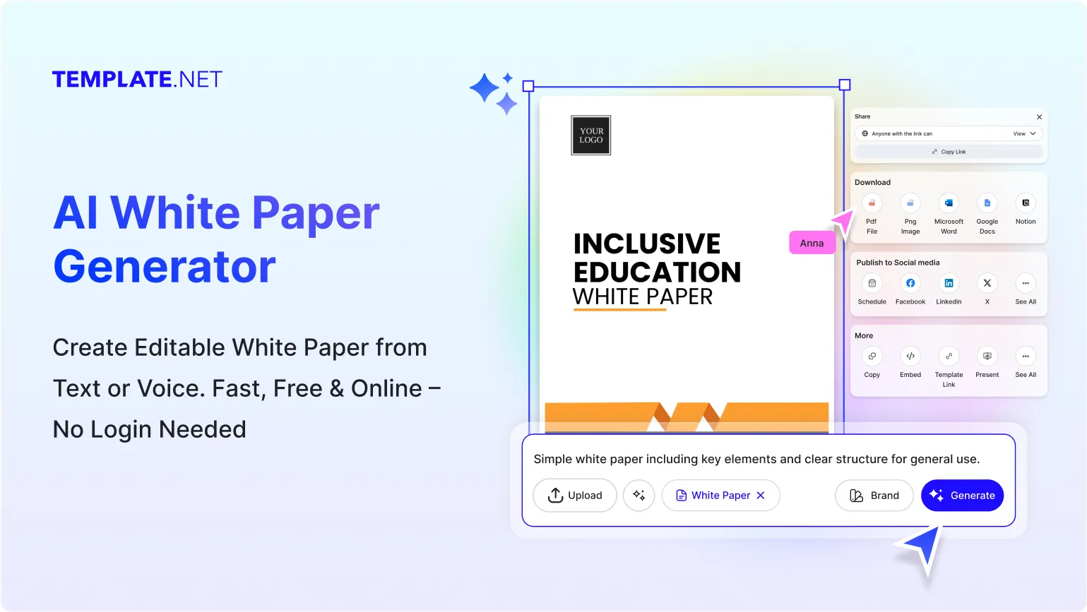 Free AI White Paper Generator, Free AI White Paper Maker Online