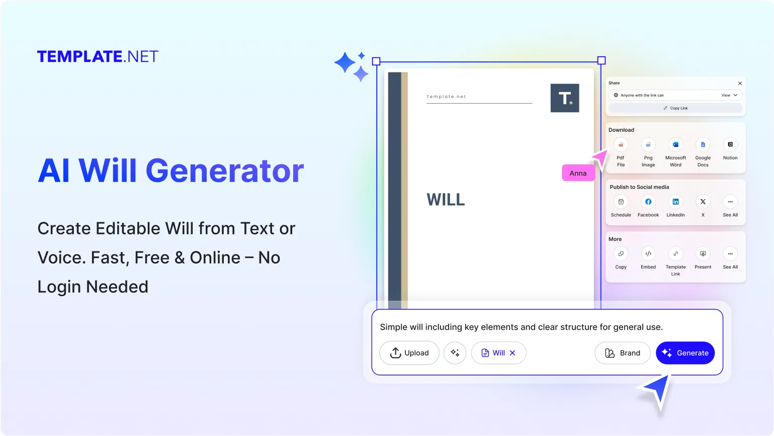 Free AI Will Generator, Free Will Maker Online