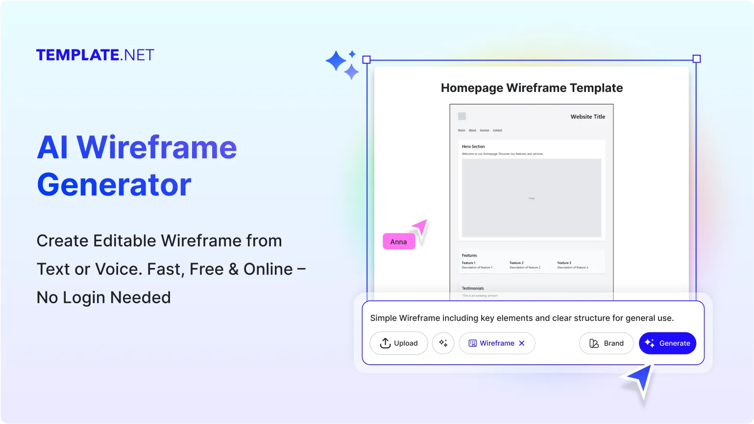 Free AI Wireframe Generator, Free AI Wireframe Maker Online