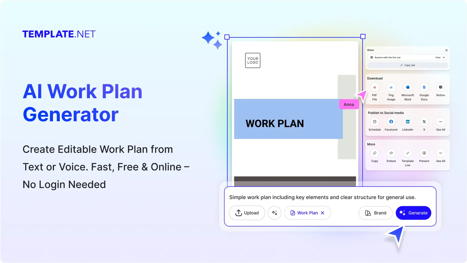 Free AI Work Plan Generator, Free Work Plan Maker Online	