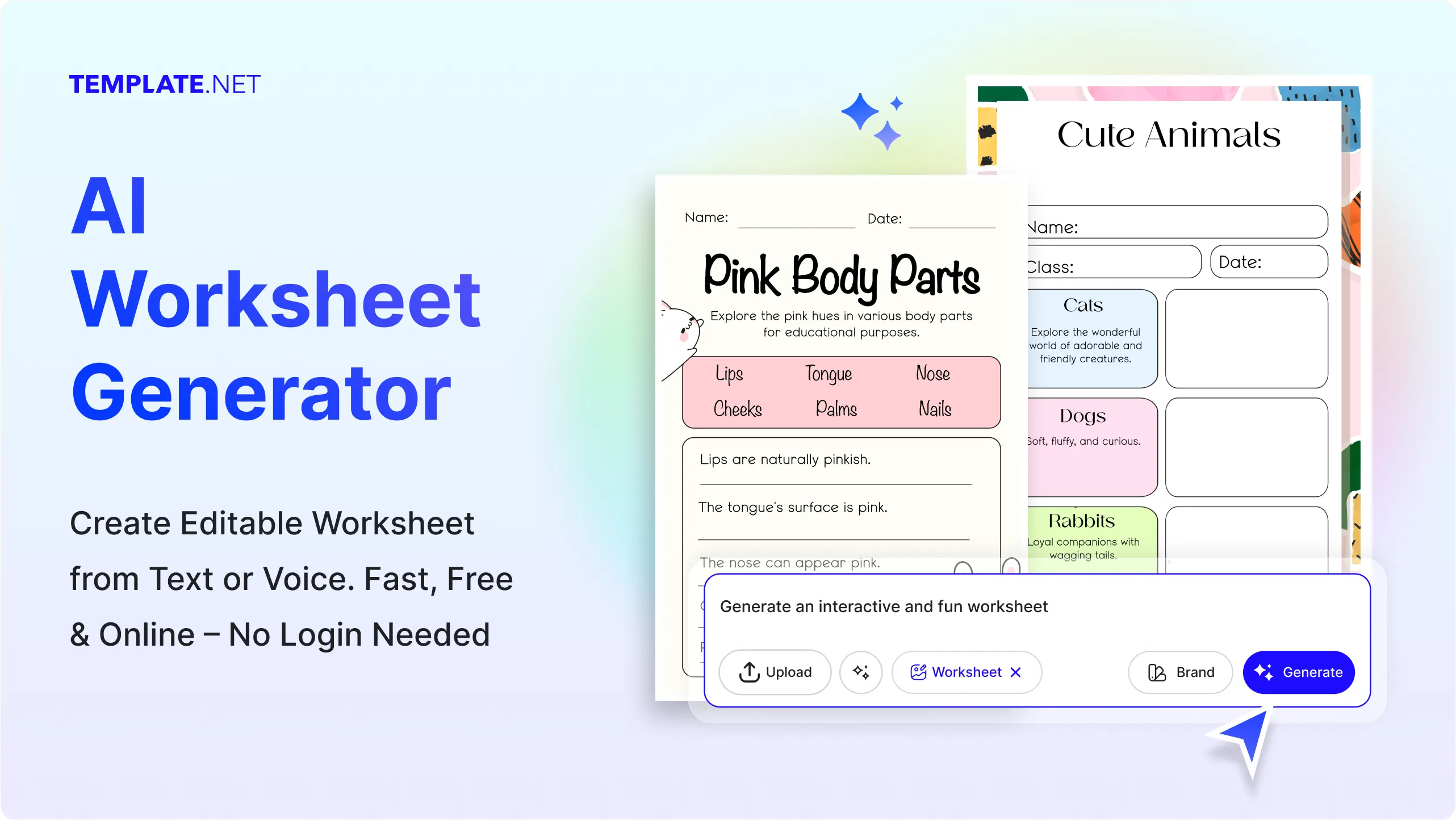 Free AI Worksheet Generator, Free Worksheet Maker Online