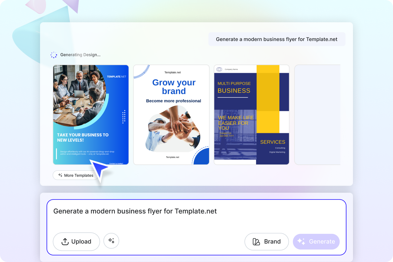 Free AI Generator Tools, Free Editable Template Maker