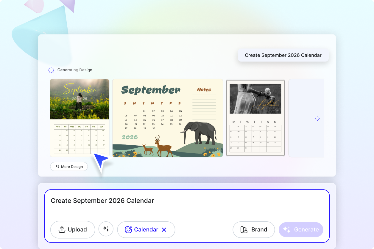 Free AI Calendar Generator, Free AI Calendar Maker