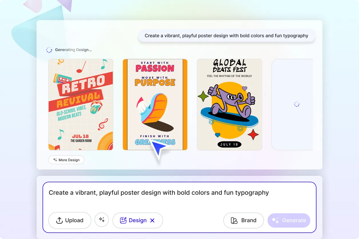 Free AI Design Generator, Free Design Maker Online
