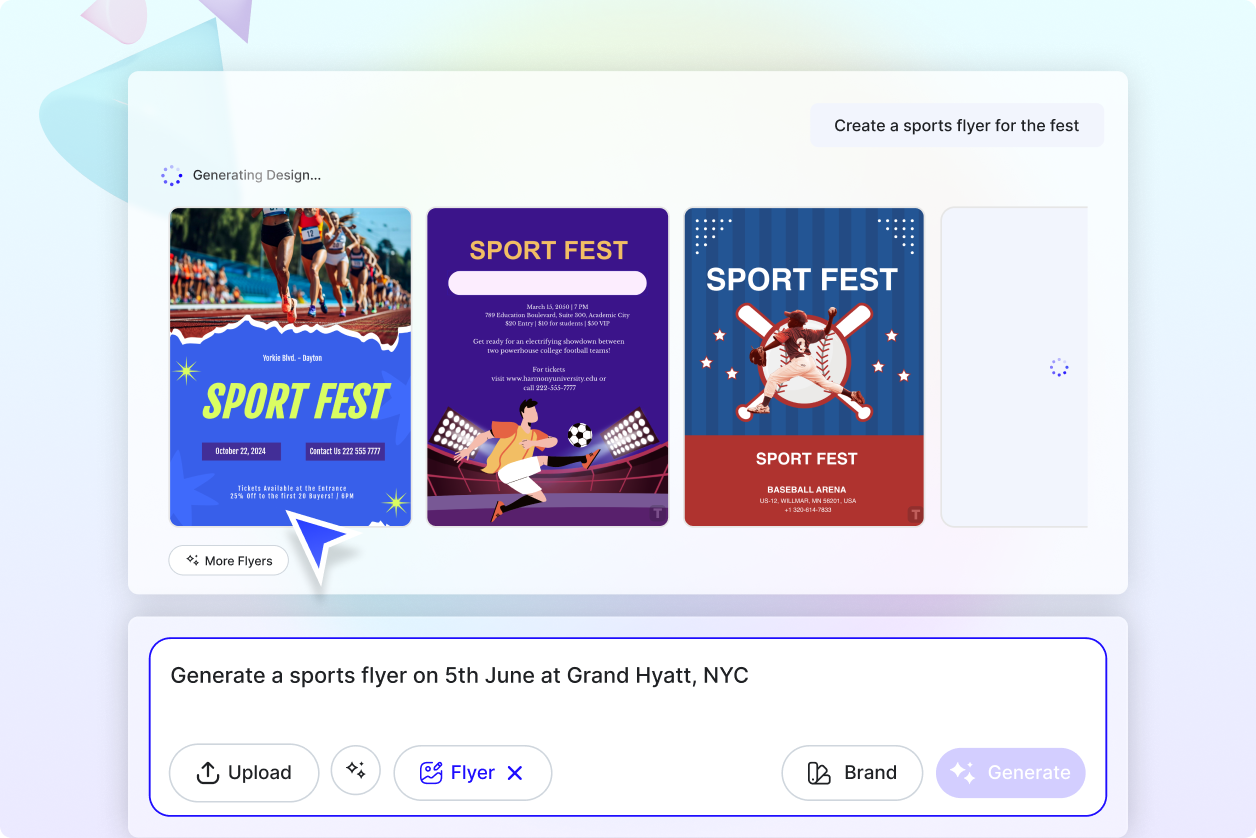 Free AI Flyer Generator, Free Flyer Maker Online