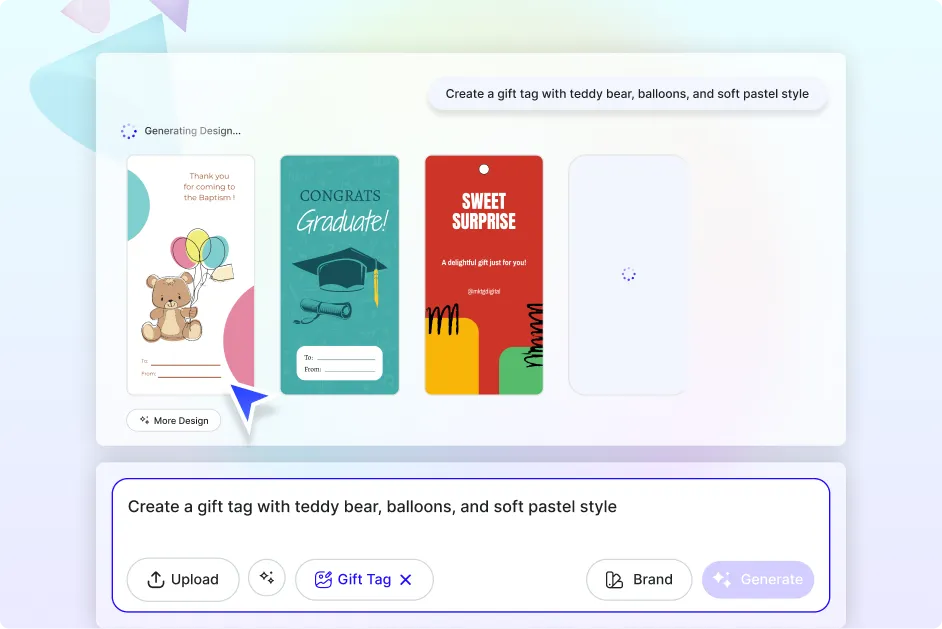 Free AI Gift Tag Generator, Free Gift Tag Maker Online
