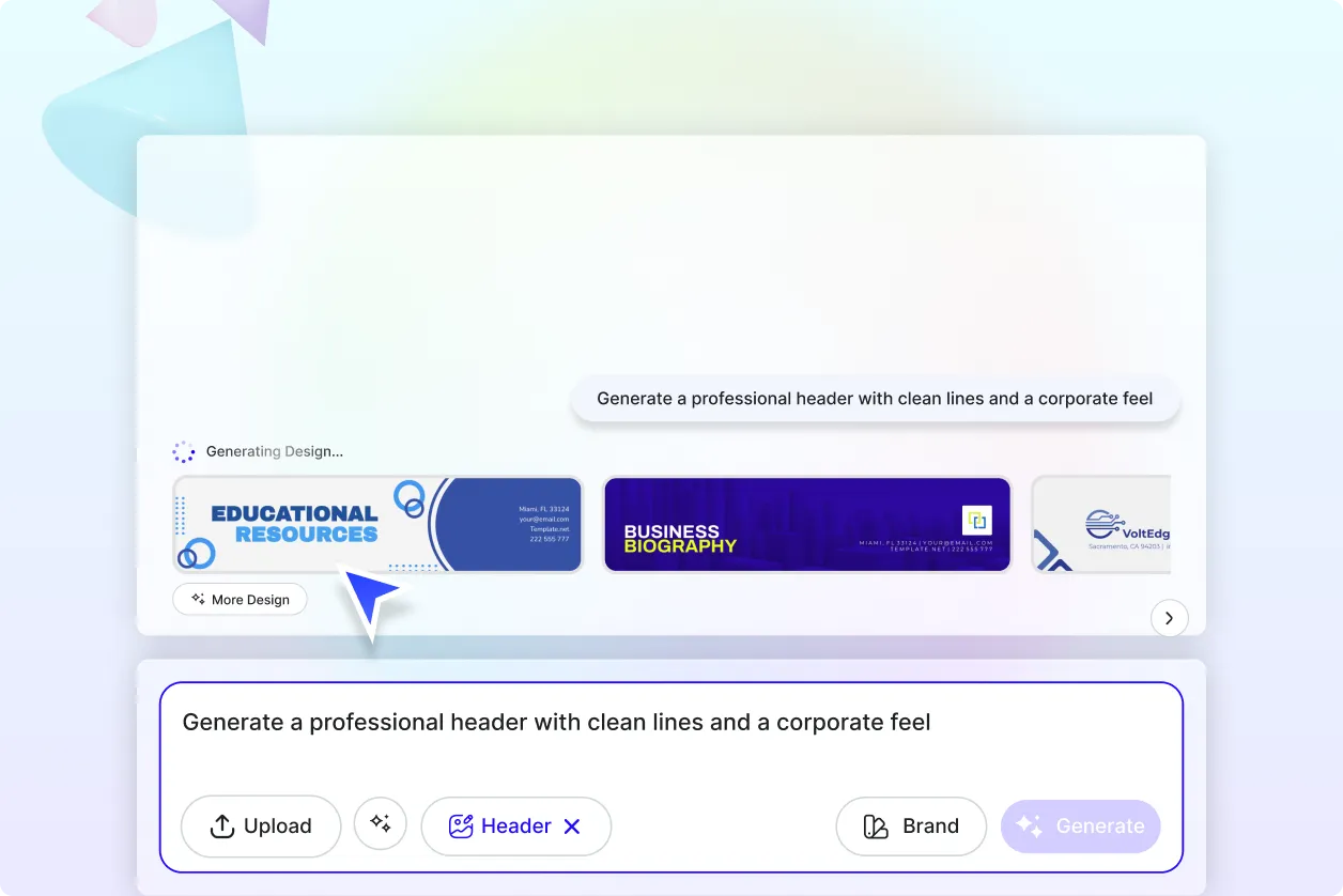 Free AI Header Generator, Free Header Maker Online