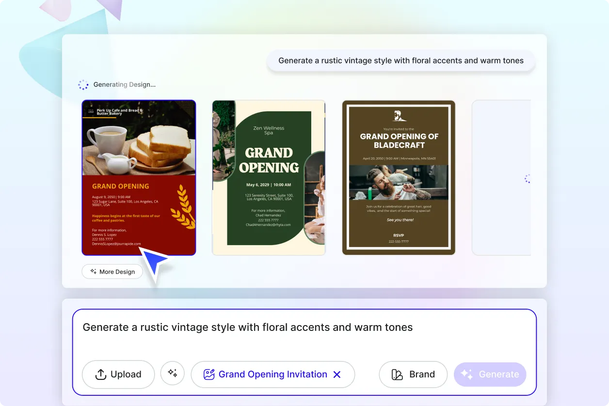 Free AI Invitation Generator for Grand Openings, Free Online Invitation Maker