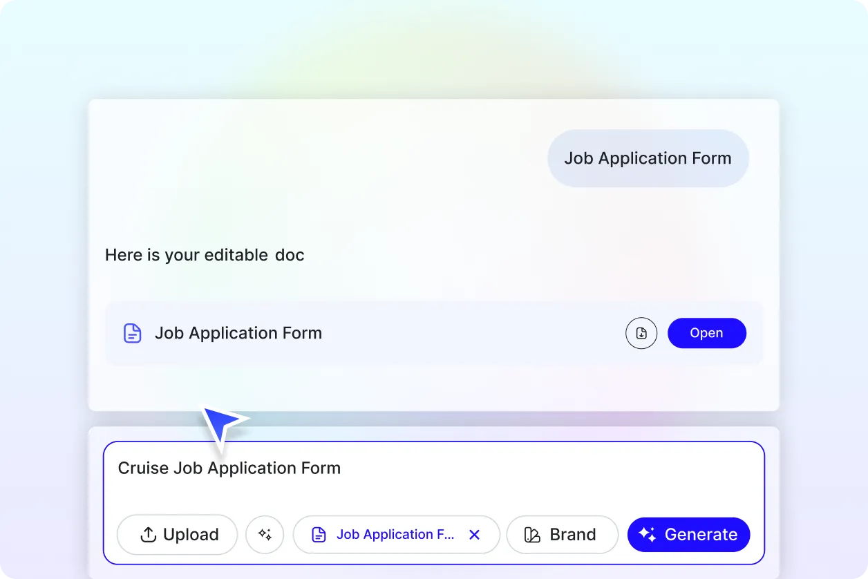 Free AI Job Application Forms Generator, AI Job Application Forms Maker Online