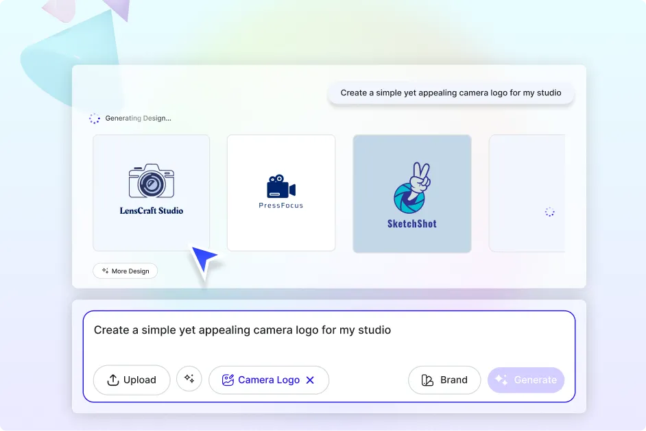 Free AI Camera Logo Generator, Free Camera Logo Maker Online