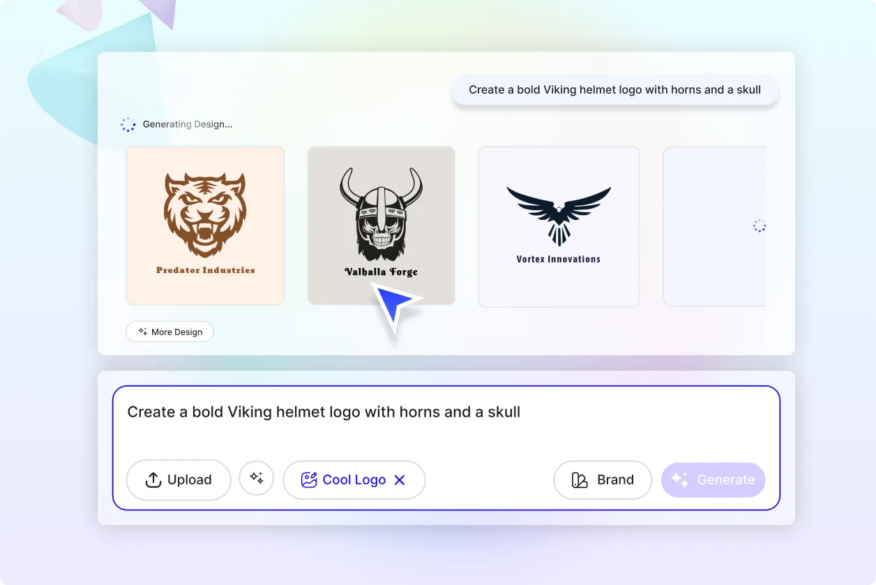 Free AI Cool Logo Generator, Free AI Cool Logo Maker Online