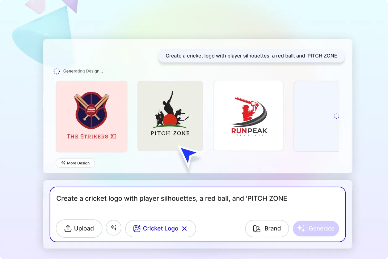 Free AI Cricket Logo Generator, Free Cricket Logo Maker Online