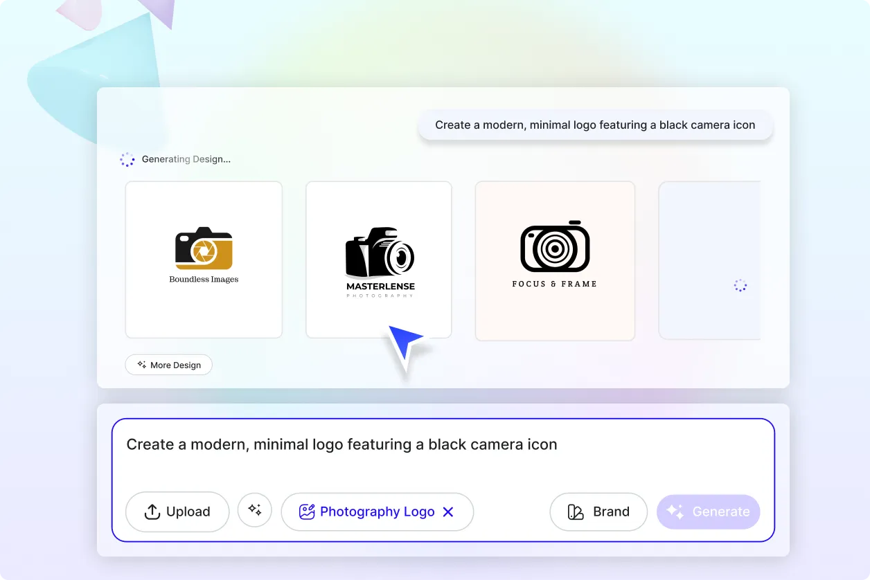 Free AI Photography Logo Generator, AI Photography Logo Maker Online