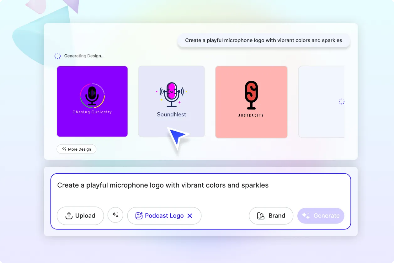Free AI Podcast Logo Generator, Free AI Podcast Logo Maker Online