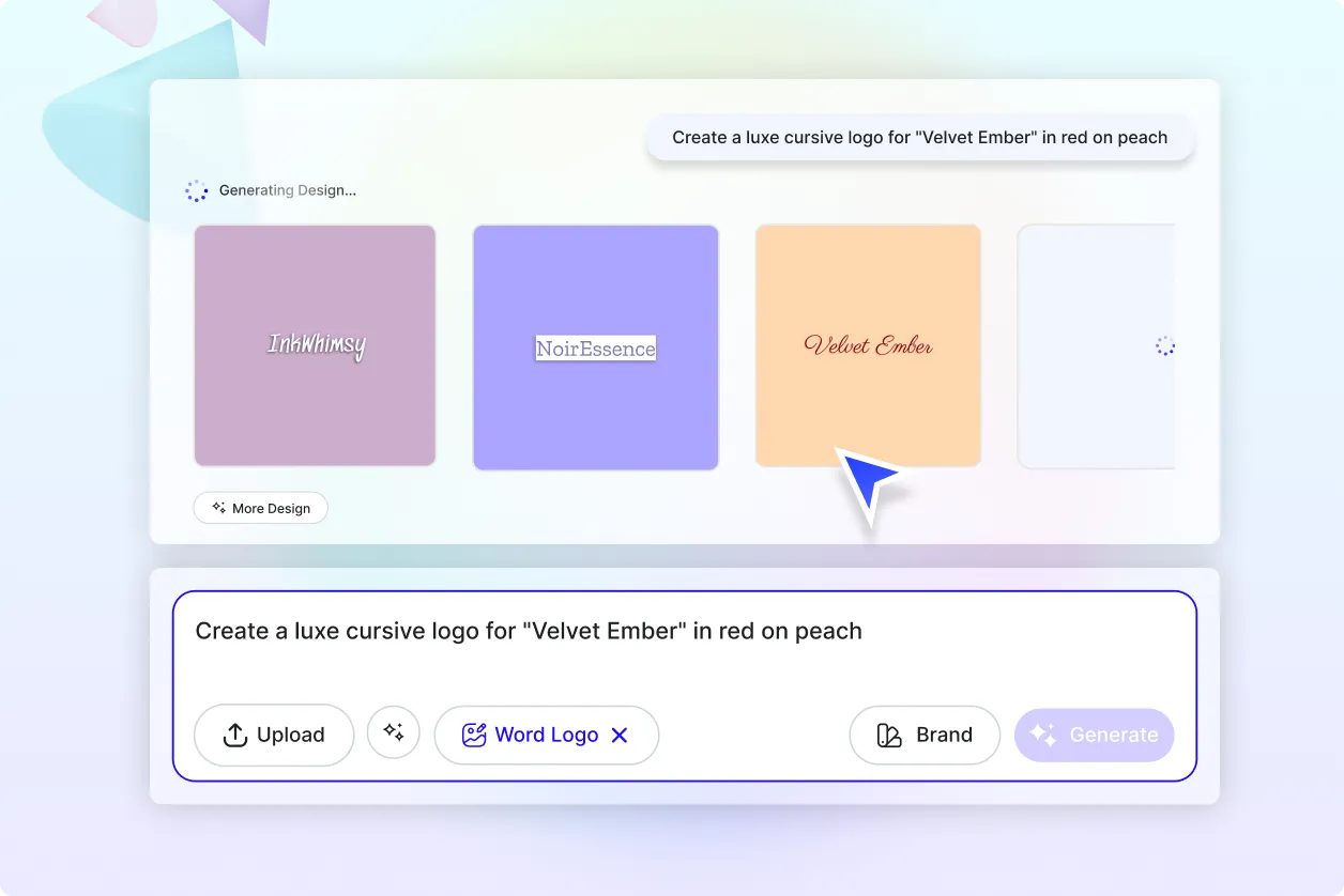 Free AI Word Logo Generator, Free AI Word Logo Maker Online