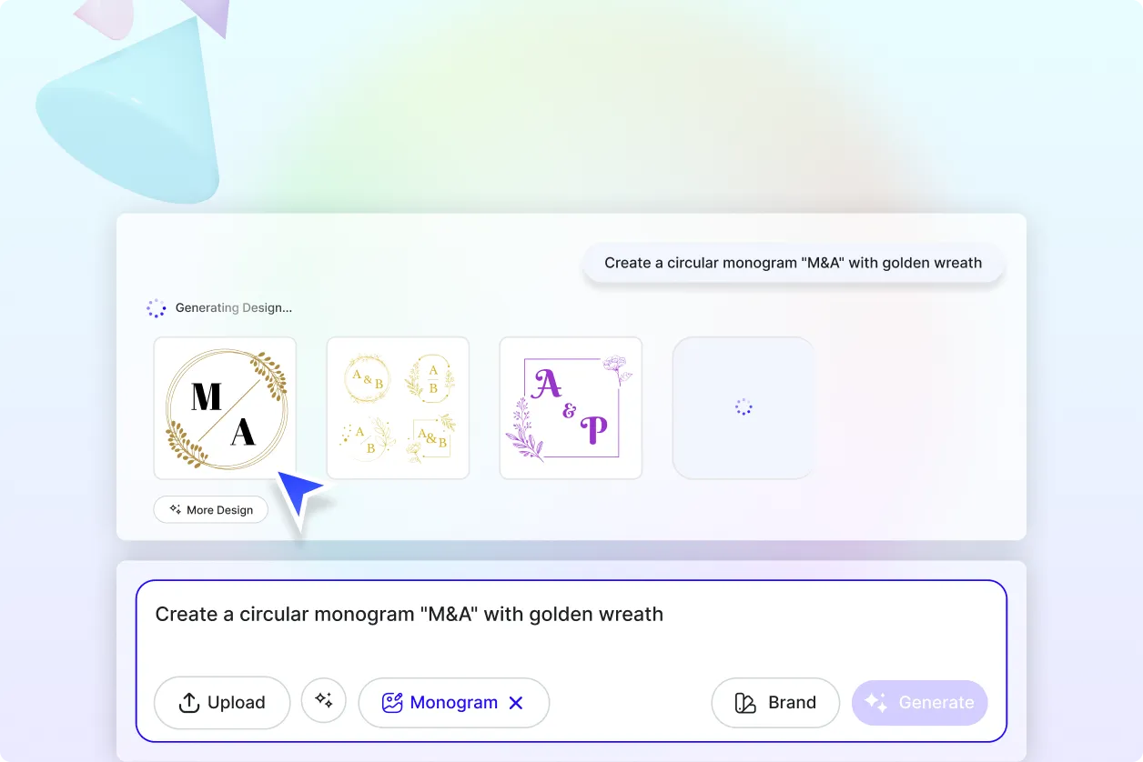 Free AI Monogram Generator, Free Monogram Maker Online