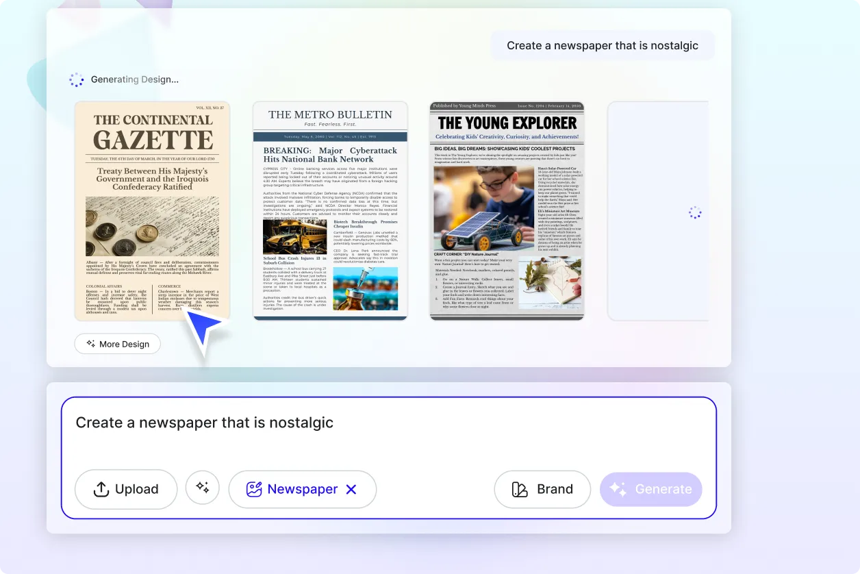 Free AI Newspaper Generator, Free Newspaper Maker Online