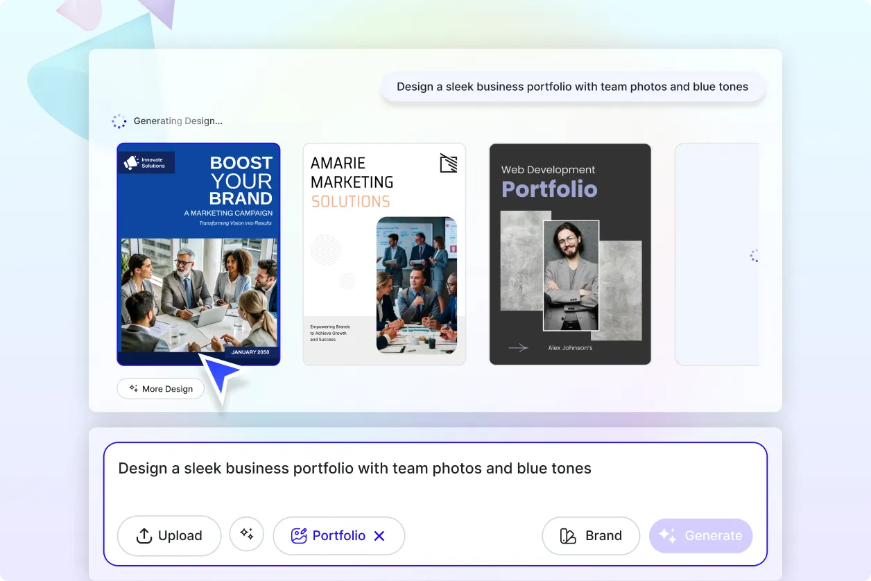 Free AI Portfolio Generator, Free Portfolio Maker Online