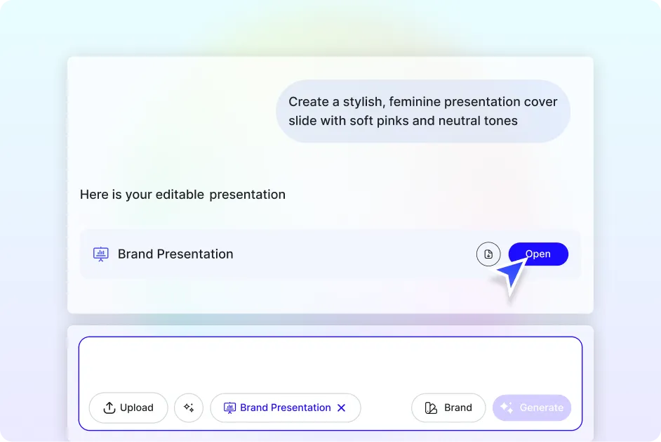 Free AI Brand Presentation Generator, Free Brand Presentation Maker Online