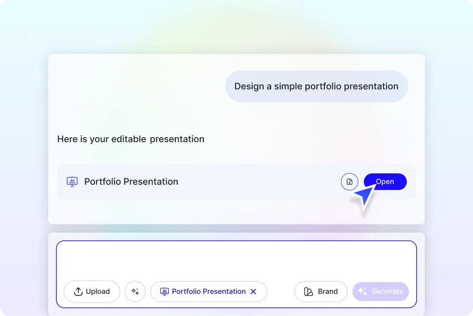 Free AI Portfolio Presentation Generator, Free Portfolio Presentation Maker Online