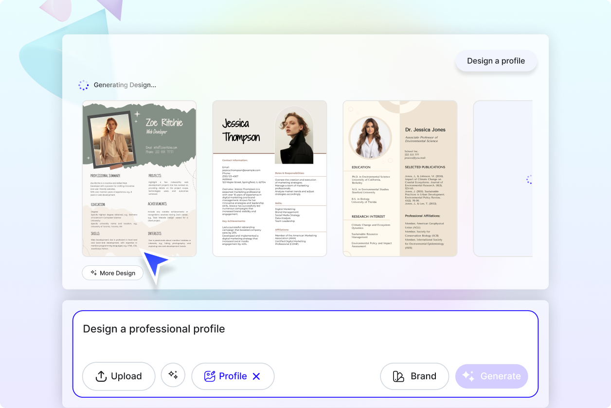Free AI Profile Generator, Free Profile Maker Online