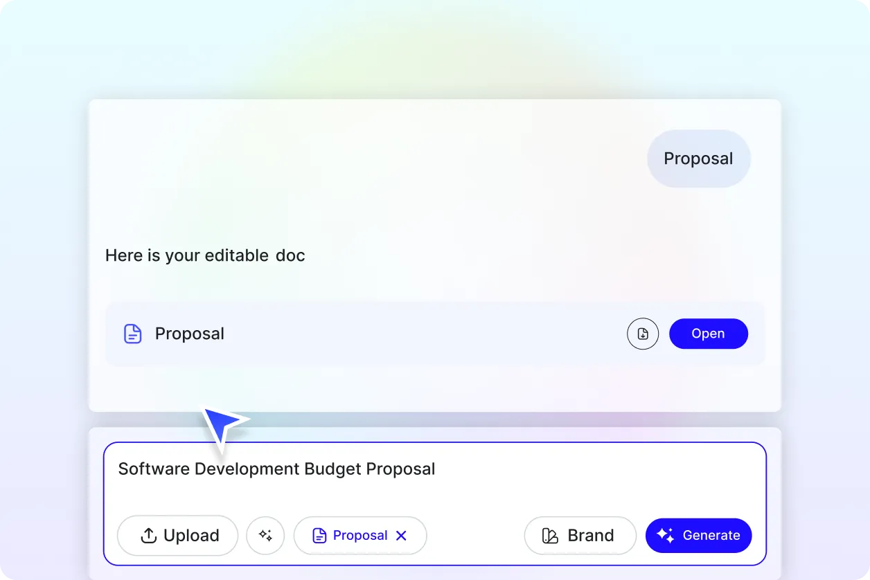 Free AI Proposal Generator, Free Proposal Maker Online