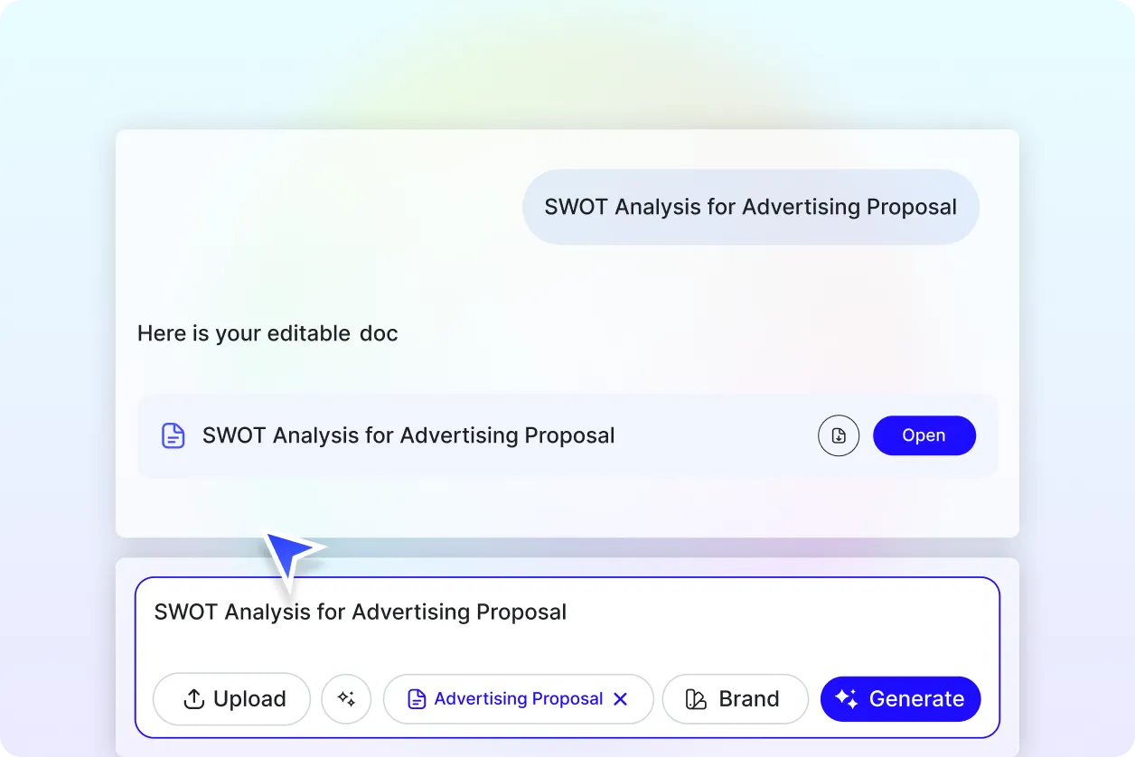 Free AI Advertising Proposal Generator, Free Advertising Proposal Maker Online