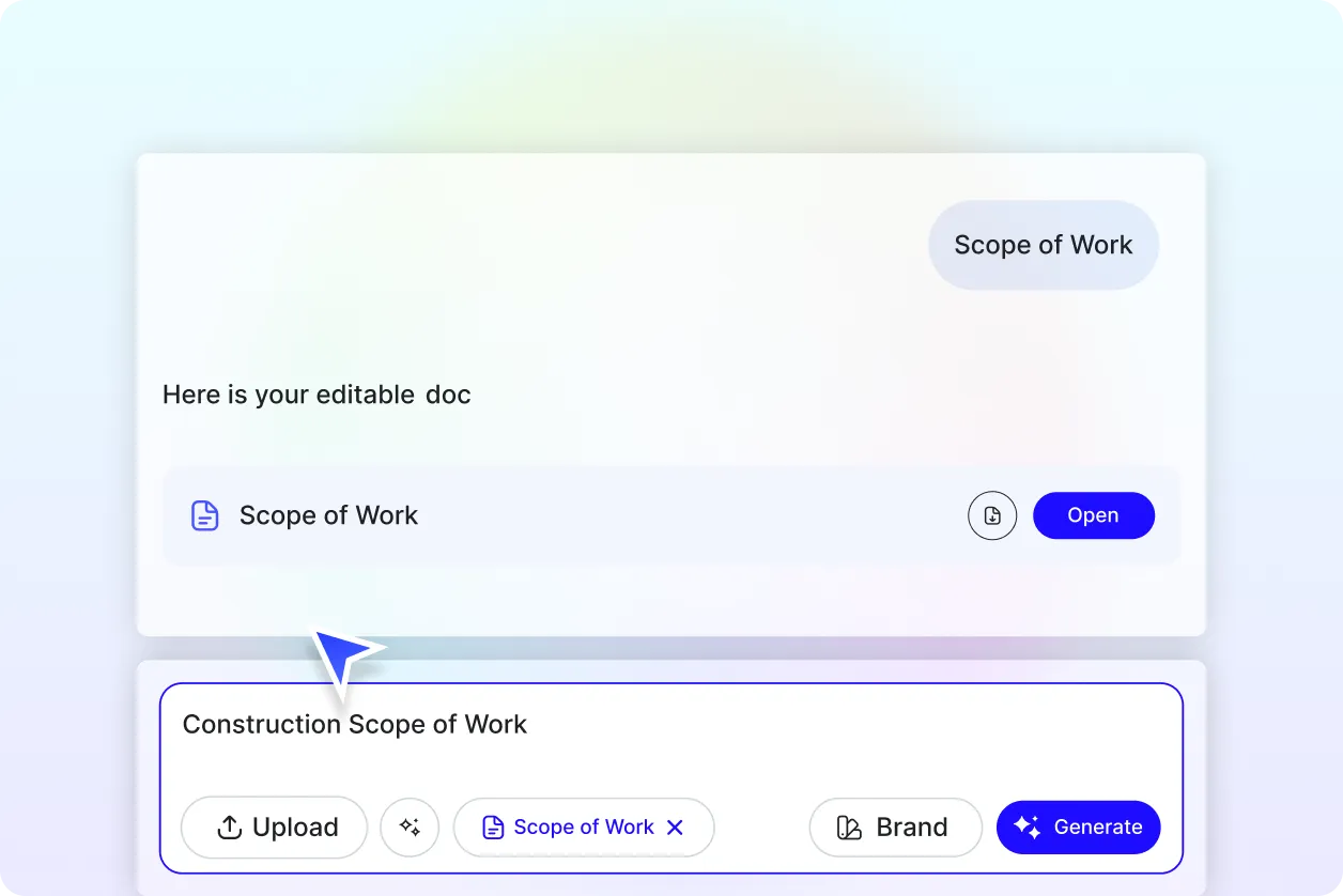 Free AI Scope of Work Generator, Free SOW Maker Online
