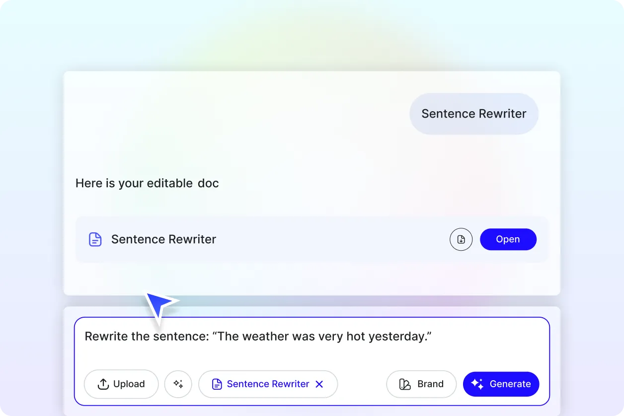 Free AI Sentence Rewriter, Online Sentence Paraphrasing Tool