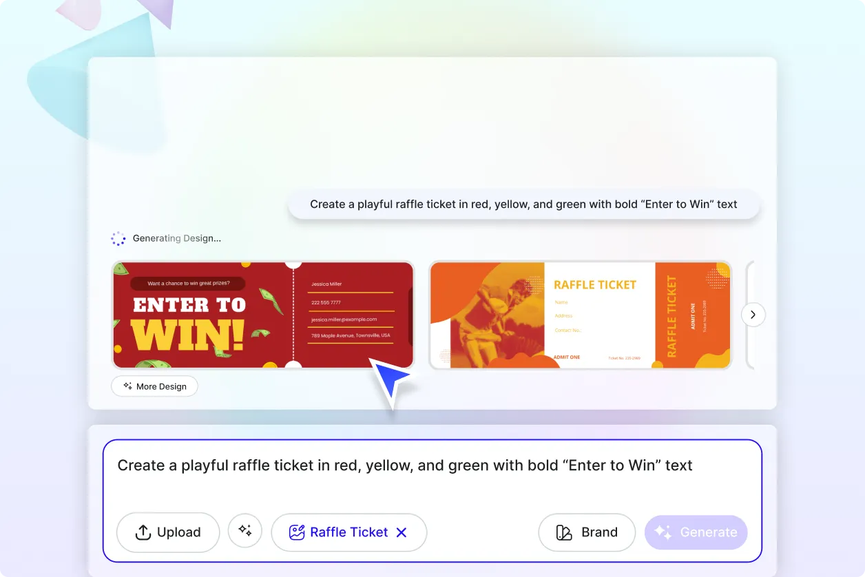 Free AI Raffle Ticket Generator, Free Raffle Ticket Maker Online