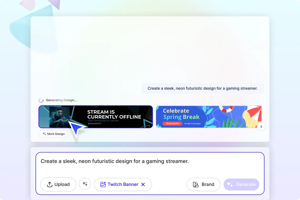 Free AI Twitch Banner Generator, Free Twitch Banner Maker Online