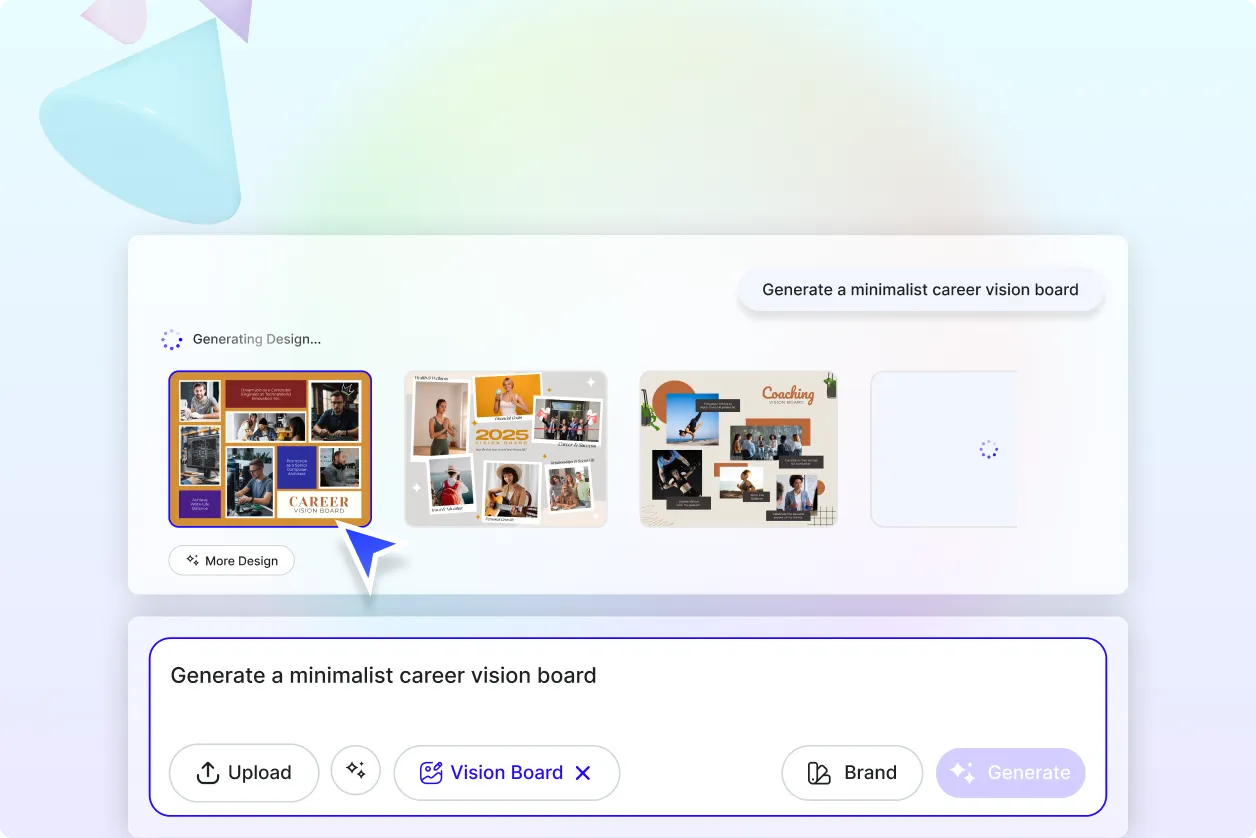 Free AI Vision Board Generator, Free Vision Board Maker Online