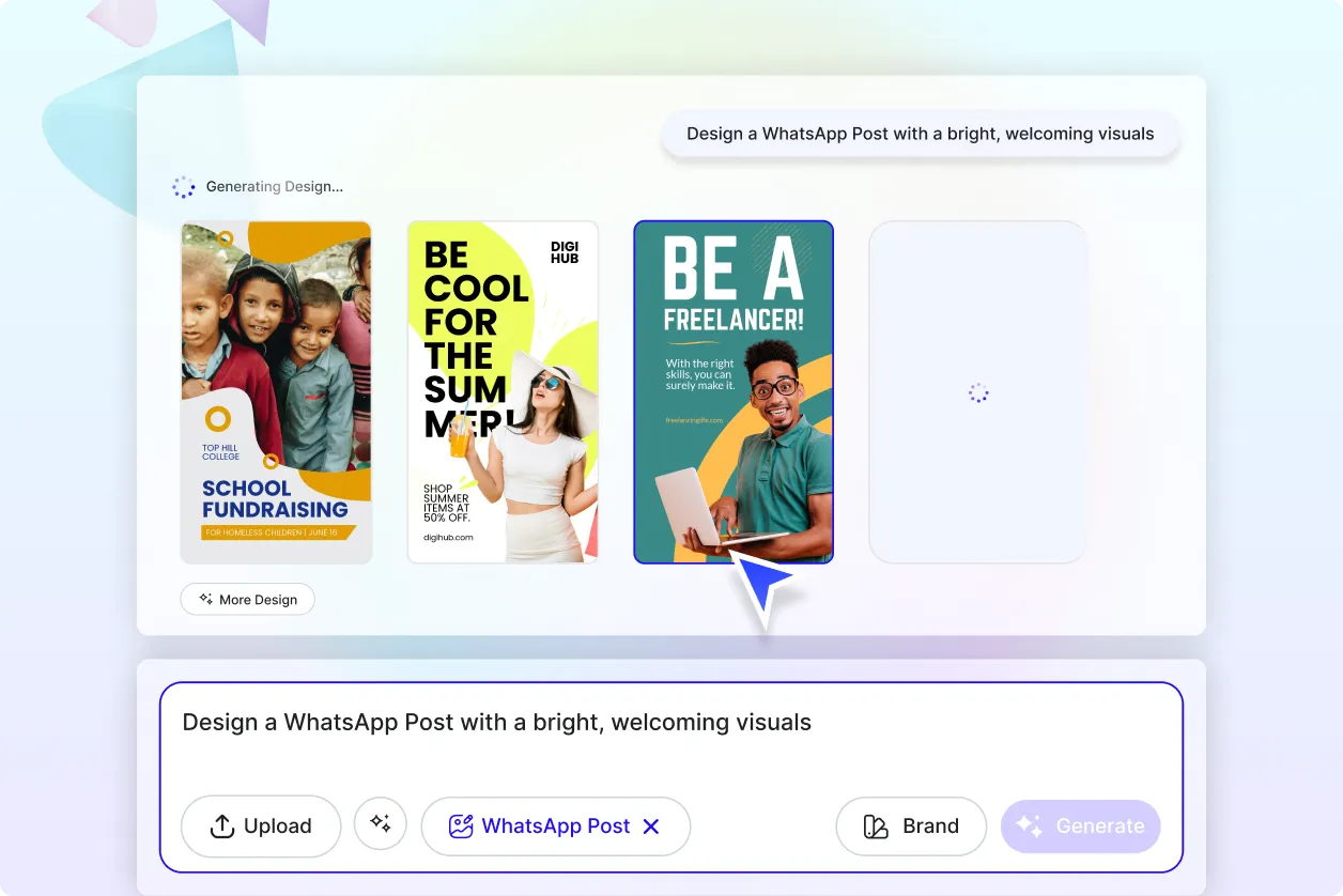 Free AI WhatsApp Post Generator, Free WhatsApp Maker Online