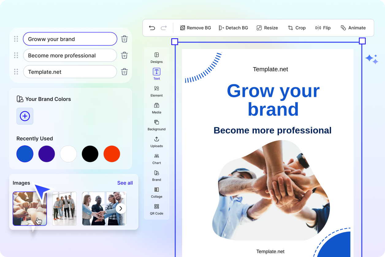 Free AI Generator Tools, Free Editable Template Maker