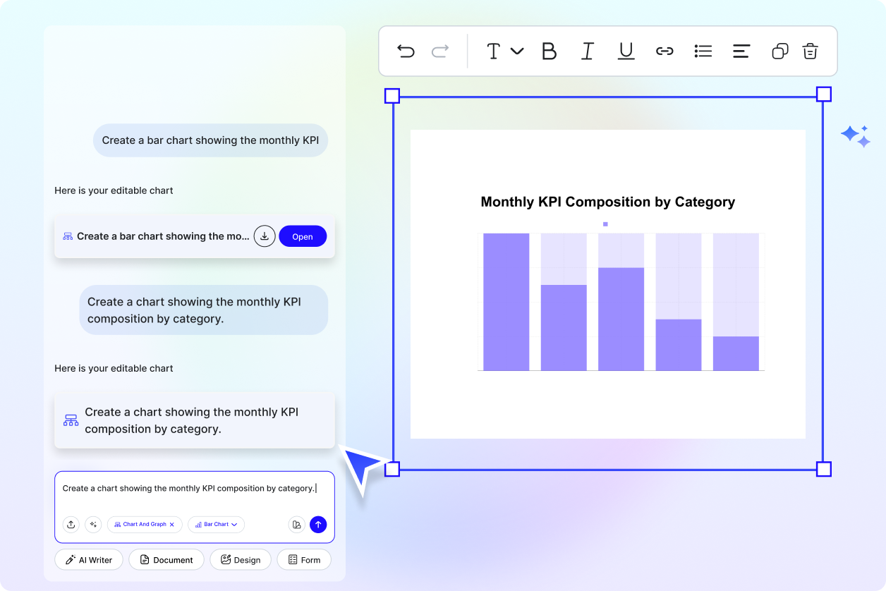 Free AI Chart Editor, Free Chart Maker Online