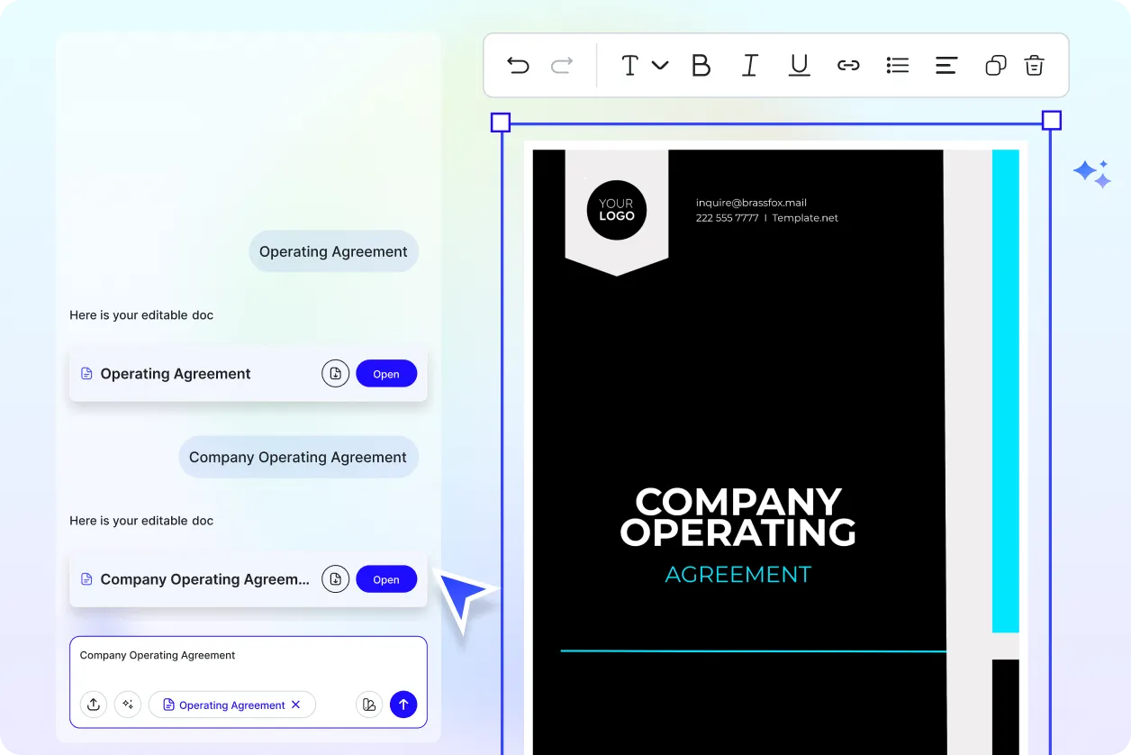 Free AI Operating Agreement Generator, Free Operating Agreement Maker Online