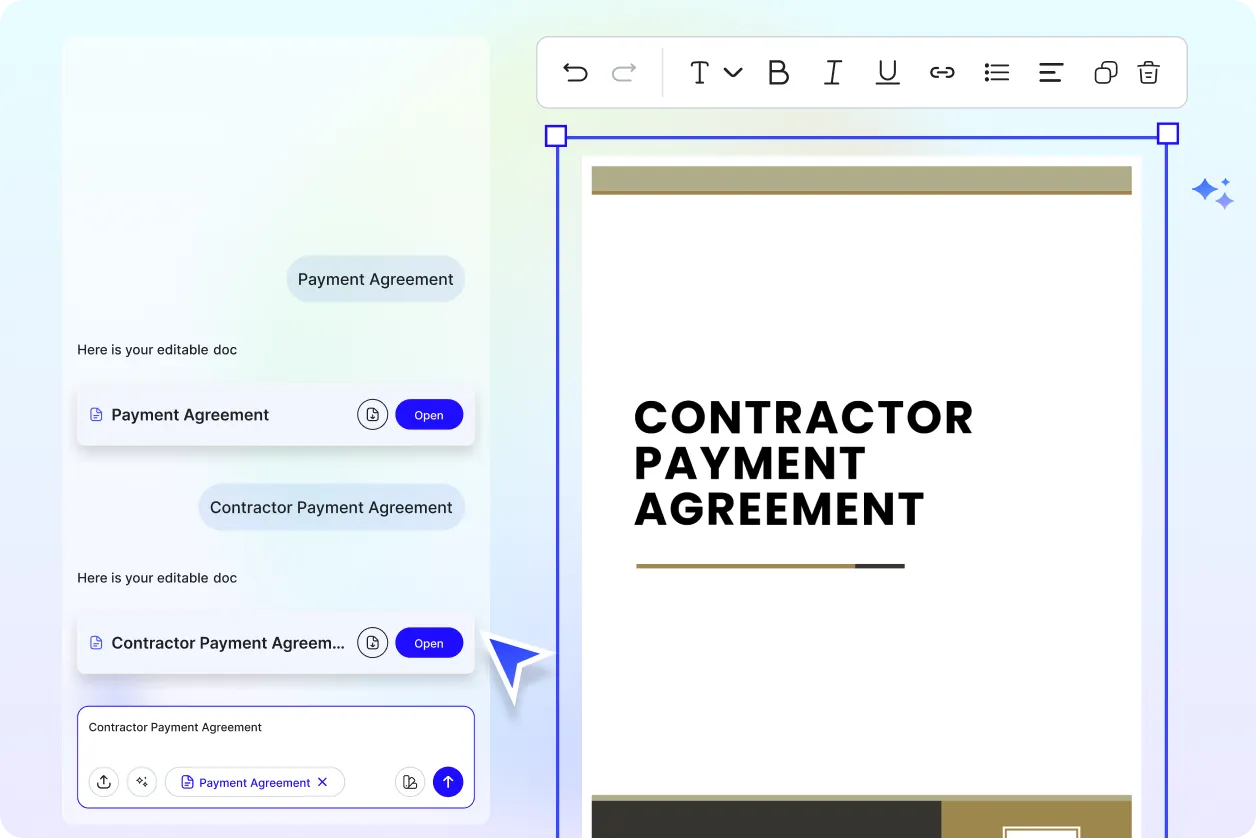 Free AI Payment Agreement Generator, Free Payment Agreement Maker Online
