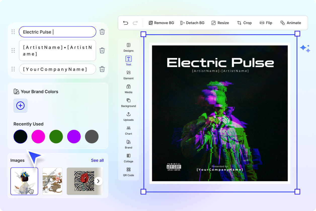 Free AI Album Cover Generator, Free Album Cover Maker Online